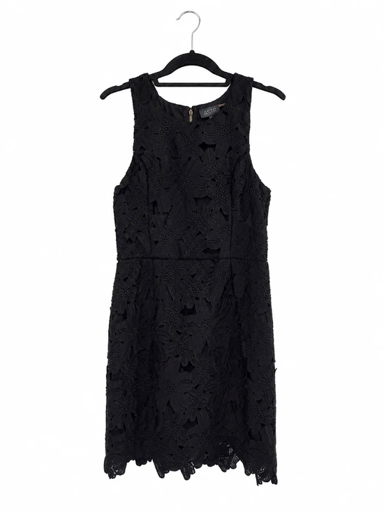 Astr Dresses & Skirts - ASTR The Label Caspian Black Floral Crochet Lace Dress L